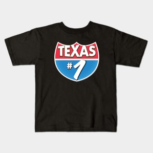 Texas Number 1 Kids T-Shirt